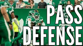 West Semi Final Saskatchewan Roughriders Pass Defense vs BC LIons [upl. by Gausman]