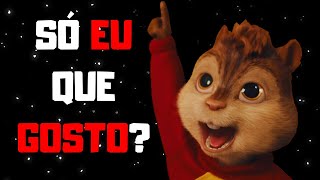 Alvin e os esquilos cantando Vou Desafiar Você MC Sapão [upl. by Yentrac]