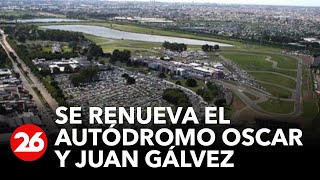 Horacio Rodríguez Larreta recorrió la renovada pista del Autódromo Oscar y Juan Gálvez [upl. by Nethsa]