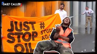 Just Stop Oil Protestors Getting Wrecked [upl. by Borden]