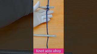 With this knot you can make a ladder shorts knot ladder simpul tali tutorial cara method [upl. by Rozanne]