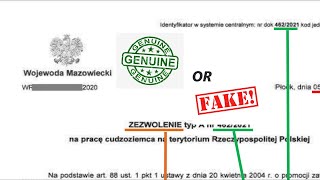 How to check the Legitimacy of Polands Work Permit [upl. by Aisat322]