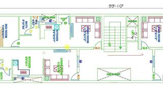 25x100 ft BEST APARTMENT HOUSE PLAN [upl. by Krissie]