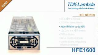 TDKLambda HFE1600 16kW Hot Swap ACDC power supply [upl. by Ahsaele]