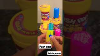 Triple power push pop candy [upl. by Nana]