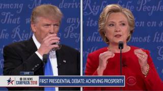 Full video TrumpClinton first presidential debate [upl. by Triplett]