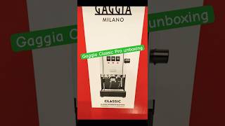 Gaggia Classic Pro Unboxing amp First Use جاجيا كلاسيك برو [upl. by Cale757]