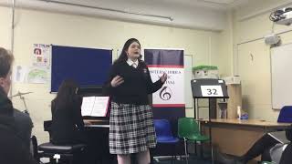 ‘Hurt’ performed by Chloe Drewitt  Interschools Music Festival 2024 [upl. by Tamma]