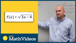 Find the inverse of the square root function by adding a constraint [upl. by Yentruoc]