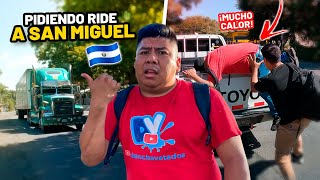 😮PIDIENDO RIDE de SAN SALVADOR HASTA SAN MIGUEL 1 Parte [upl. by Eessac930]