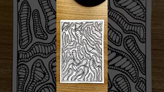 Tutorial Zentangle doodles pattern zentangle [upl. by Forland]