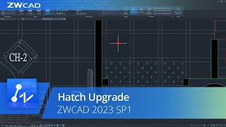 Hatch Upgrade  ZWCAD 2023 SP1 [upl. by Ardnossak436]