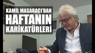 Cumhuriyet çizeri Kamil Masaracı en özel karikatürlerini Cumhuriyet Tv için çizdi [upl. by Nrevel]