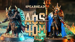 Stormcast vs Slaves To Darkness Warhammer Battle  AOS Spearhead [upl. by Shieh]