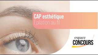 Restructuration des sourcils  Formation Épilation au fil Extrait de cours [upl. by Efrem]