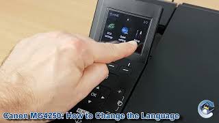 Canon Pixma MG4250 How to Change the Language [upl. by Rilda765]