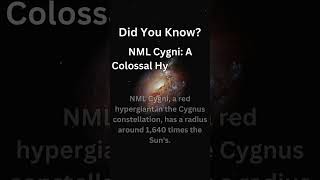 NML Cygni A Colossal Hypergiant space cosmos spacefacts NMLCygni HypergiantStar Cygnus [upl. by Worden110]