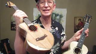 Caramel White Curly Maple vs Hricane Spalted Maple Concert Ukuleles [upl. by Chaiken292]