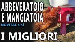 ABBEVERATOIO E MANGIATOIA PER GALLINE E ANATRE  NOVITAL [upl. by Cos]