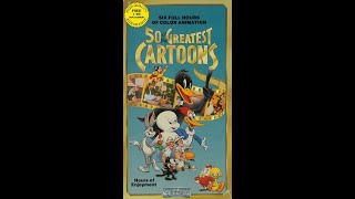 Opening to 50 of the Greatest Cartoons 1990 VHS 1993 Reprint [upl. by Ellerrehc]