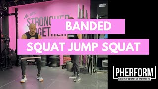 PHERFORM BANDED JUMP SQUATS [upl. by Phina]