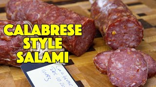 Calabrese Style Dry Cured Salami Recipe  Glen And Friends Cooking  How To Make Salami At Home [upl. by Paola]