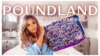 SHOP WITH ME IN POUNDLAND  NEW IN HOMEWARE amp CLOTHING HAUL [upl. by Anilev]