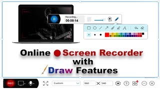 Free Online Screen Recorder With Draw and Highlight Feature  ACEThinker [upl. by Whitten436]