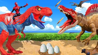 Dinosaurs battles and more  Compilation  Trex Stegosaurus Triceratops Velociraptor Diplodocus [upl. by Aanas289]