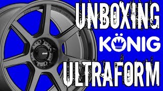 Konig UltraForm 18x8 42 Wheel Rim Unboxing [upl. by Yendys248]