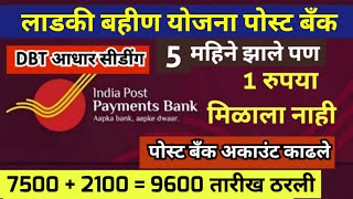 India post payment bank dbt aadhar seeding ippb bank aadhar link किती दिवसात पैसे जमा होईल [upl. by Sauers75]