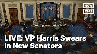 VP Kamala Harris Swears In New Senators  LIVE  NowThis [upl. by Enyedy]