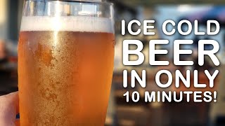 How to chill beer in only 10 minutes Experiment proves it [upl. by Trauts]