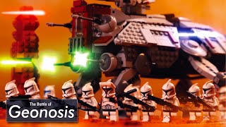 The Battle of Geonosis  Lego Star Wars Stopmotion [upl. by Adle233]