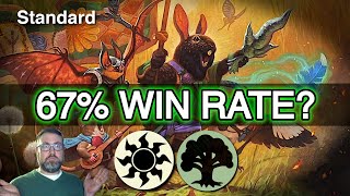 SELESNYA RABBITS Best Standard Deck ☀️🌳 MTG Arena Standard Decks 2024 [upl. by Manheim]