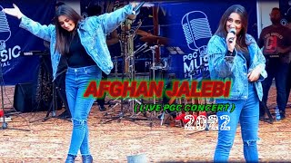 afghan jalebi full song  punjab college live music concert Islamabad 2022  PGC  Nemra Mehra [upl. by Morly134]