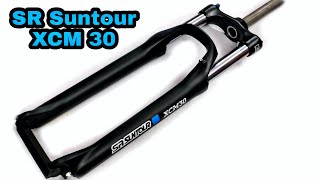 SR Suntour XCM 30🤑😱 Stunt Cycle suspension Fork unboxing And Review video [upl. by Scharf]