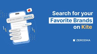 Introducing brand search on Kite Easily discover stocks by brand or product names [upl. by Zil]