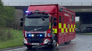 BRAND NEWTWO TONES Lancashire Fire amp Rescue Service  Blackburns Command Unit Responding [upl. by Audun]