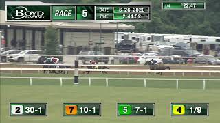 Belterra Park 6262020 Race 5 [upl. by Aisyla]