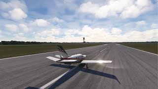 Daher TBM 930 Windy VFR Flight  MFS 2020 [upl. by Bard]