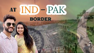 At IND  PAK Border  Emotional Moments  Marina Abraham Sahni  Rohit Sahni  Marinas World [upl. by Einama]