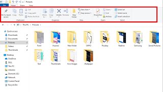 Show or Hide File Explorer Toolbar on Windows 10 [upl. by Catha]