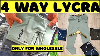 4 way Lycra Track Pant Wholesale  Track Pant Wholesale of Mens Wear  Track Pant Wholesale [upl. by Isia]