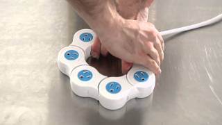 The Pivot Power Flexible Power Strip by Quirky [upl. by Epoh533]