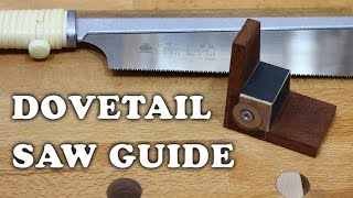 Making A Magnetic Dovetail Saw Guide [upl. by Gregrory]