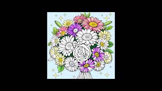 Flower Coloring flowers flower star stars flowerarrangement flowerart flowerdesign flowerpot [upl. by Danelle]