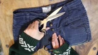 DIY No Sew Utility Belt from Old Jeans for Burning Man [upl. by Ennaitak]