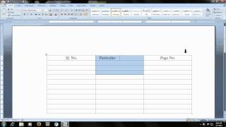 Microsoft word shortcut keys How to Insert Column in Table [upl. by Rauscher]