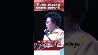 Shld SANTA CLAUS be considered a criminal miriam funny jokes trending viralvideo fyp [upl. by Rachelle]